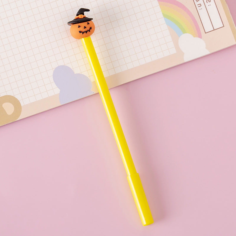 Wholesale Pumpkin Lantern Bat Ghost Halloween Plastic Gel Pen